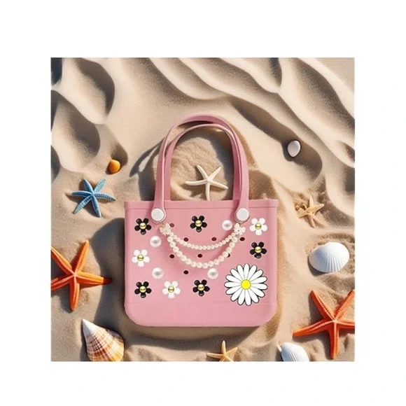 Bogg Bag Charms - Set of 24 - Daisy & Pearl - NEW - Picture 3 of 3